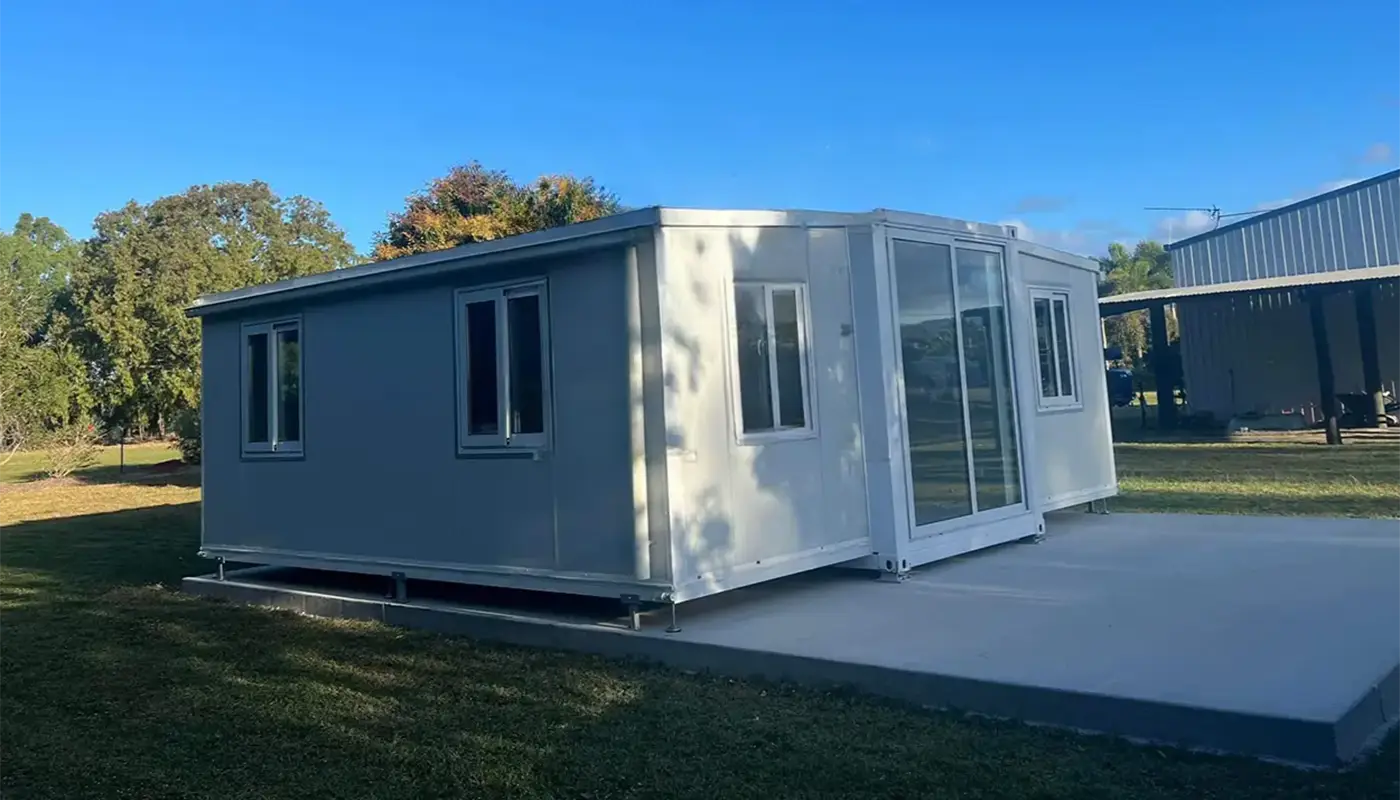 Κατοικία με την τεχνολογία της ανάπτυξης - Family (48τμ) - Modern Building - Προκάτ Σπίτια - Τροχοβίλες