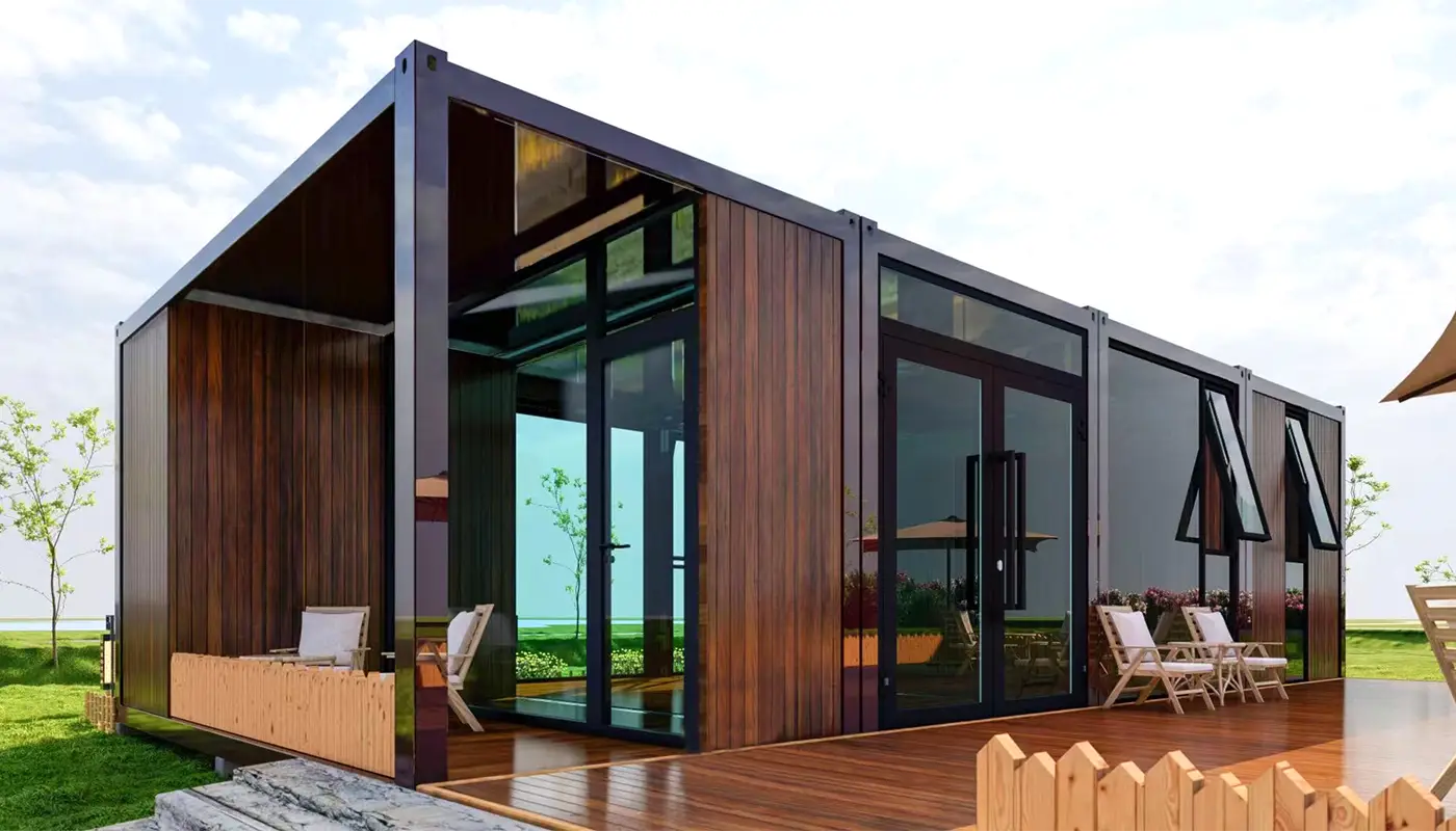 Κατοικία σε μορφή container για ιδιώτες - Modern Building - Προκάτ Σπίτια - Τροχοβίλες